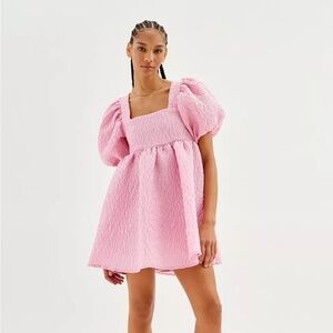 Sister Jane Pink Textured Mini Dress